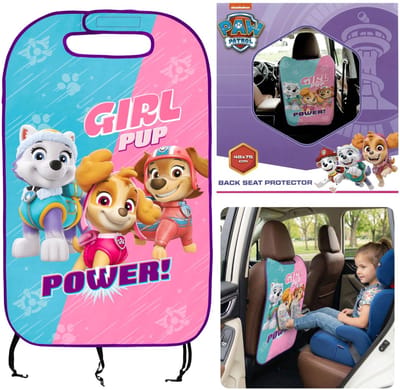 PAW PATROL Autostoelhoes voor meisjes, beschermmat voor autostoel 48x75 cm