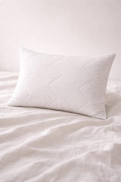VD Living Hoofdkussen - Perkal Katoen (T200) - Met Rits - 60x70 cm - Zacht & Ondersteunend - Hotel & Home -