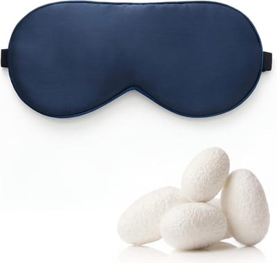 Zijde Slaapmasker voor Volwassenen - 100% Mulberry Zijde, Zacht en Ademend - Anti-Wrinkle, Perfect voor Thuis en Reizen - Ideaal Cadeau voor Koppels