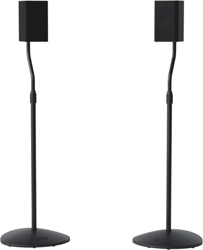 REN® Luidspreker Standaard - Standaard - Luidsprekerstandaard - Zwart - 97cm x 20cm x 97cm