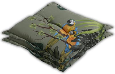 Madison - Zitkussen - Universeel - 2 stk. - 50x50 cm - Riff Green - Hocker - Groen