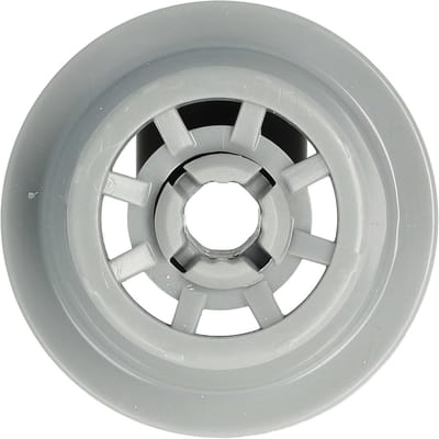 Vaatwasser Korfrol - Onderkorf Wiel - Vaatwasser Reparatie - Eenvoudige Klik Installatie - Diameter 35 mm - Lichtgrijs