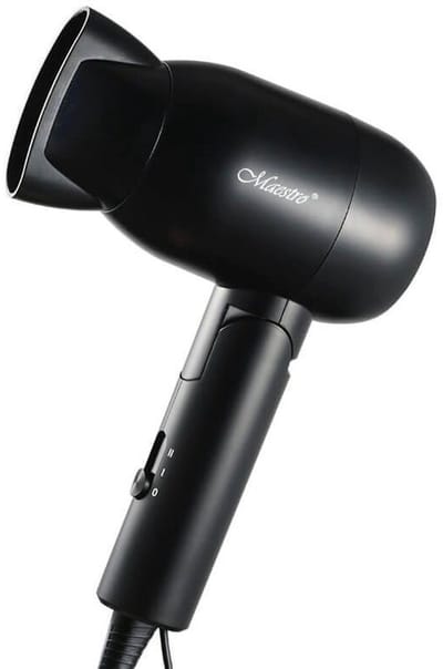 Maestro MR-200 - Haardroger - Compact - Opvouwbaar - Efficiënt