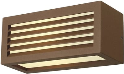 Wandopbouwarmatuur voor Buiten - IP54 18W Roestkleur Led Spot voor Tuin, Paden en Ingangen