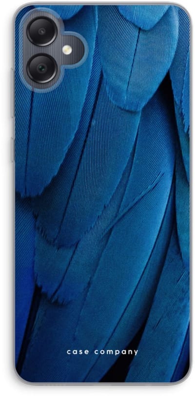 Case Company® - Hoesje geschikt voor Samsung Galaxy A05 hoesje - Pauw - Soft Cover Telefoonhoesje - Bescherming aan alle Kanten en Schermrand