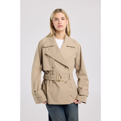 America Today Jordyn Khaki Größe: S | Trench Coats Outlet | Damen | Braun