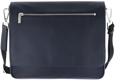LEONHARD HEYDEN Leren schoudertas laptoptas met laptopvak Montreal Umhängetasche 7217 Marineblau donkerblauw