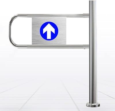 Draaipoort - Toegangspoort - Veilige Toegang - Eenrichtingsverkeer - 70x97cm - Metaal