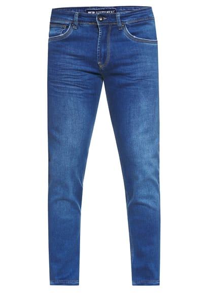 Jeansbroek "MELVIN" slim fit katoen stretch