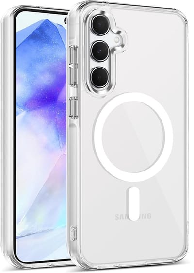 CaseBoutique Backcase hoesje geschikt voor Samsung Galaxy A17 - Effen Transparant - TPU (Zacht) - Volledig Doorzichtig - Compatible met MagSafe & Qi2