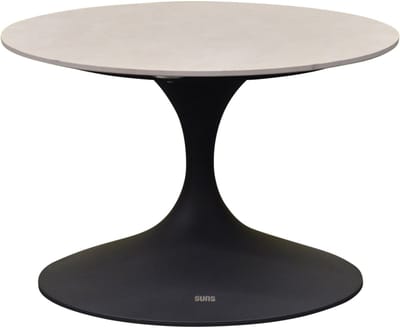 Suns Nova loungetafel 60xH40 cm rond sintered stone matt royal grey