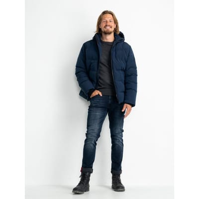 Petrol Industries - Maat L - Heren Gevoerde Puffer - Blauw