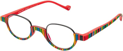 Leesbril Aptica Bridge Panto-Rainbow-+1.00