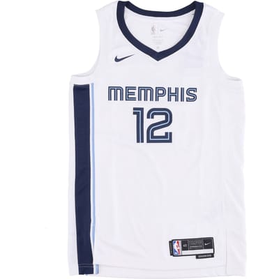 Basketbaltanktop heren Nba Dri-fit Swingman Jersey Association Edition 22 No 12 Ja Morant Memgri Wit