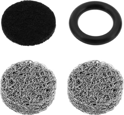Dailygoods- Foam Lance Filter Vervangende Kit - 14 mm Mesh Filter - Compatibel met Tucool Racing/MJJC Foam Cannon - Duurzaam - Rubber Afdichting - Chemische Weerstand - Filterkit