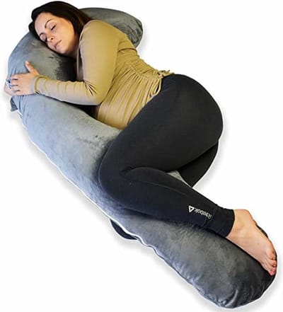 Zwangerschapskussen / Pregnancy Pillow - Breastfeeding Baby & Full Body for Sleeping \ Voedingskussen - Zijslaapkussen - Lichaamskussen - Body Pillow