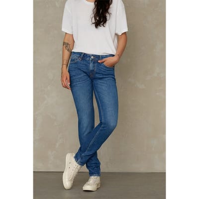 Kings Of Indigo Juno Eco Tormund Tencel Used Maat: W24L30 | Skinny Jeans Outlet | Dames | Blauw