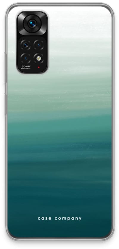 Case Company® - Hoesje geschikt voor Xiaomi Redmi Note 11 hoesje - Ocean - Soft Cover Telefoonhoesje - Bescherming aan alle Kanten en Schermrand