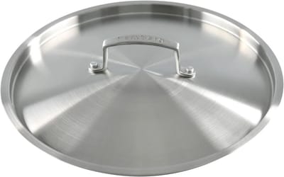 Deksel van roestvrij staal 28 cm - Geschikt voor inductie en oven - PFAS-vrij