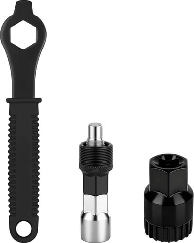 Fiets Crank Trekkerset met Sleutel, Reparatietools voor Fietsen, Ideaal voor Buitenfietsen en Onderhoud