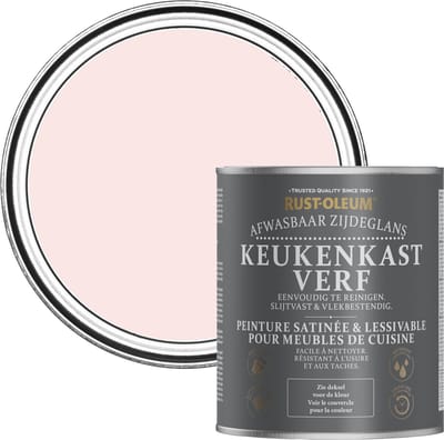 Rust-Oleum Roze Keukenkastverf Zijdeglans - Aardbei Vanille 750ml