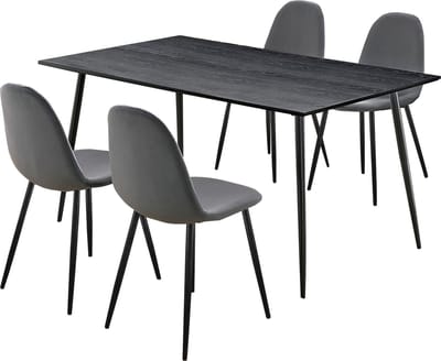 Monza-Eetset - 160 cm - Antraciet