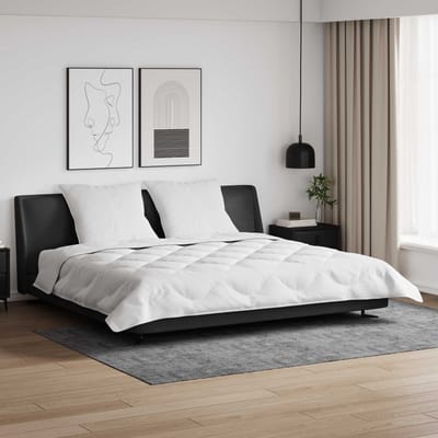 vidaXL - Winter - Duvet - met - kussen - 3 - st - Wit - Microvezel