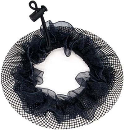 5 Stuks Ponytail Net met Treksluiting, Onzichtbaar Dikke Haarmesh, Elastische Haarnetten voor Dames, Ideaal voor Dans, Ballet en Haarstijlen