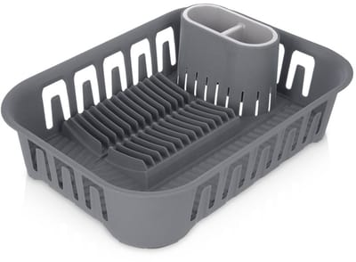 Afdruiprek Grijs 39x29x11 cm - Afwasrek