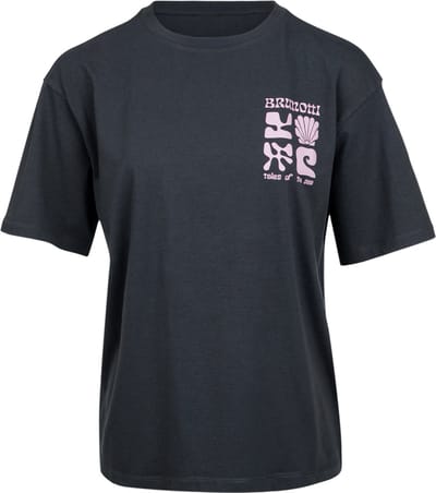 Brunotti - Zennanda - T-Shirt Pirate Black - Dames - 100% Katoen - Relaxed Fit - M