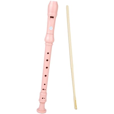Flûte à bec soprano à 8 trous Flûte à bec soprano à tonalité C aiguë Clarinette avec rose