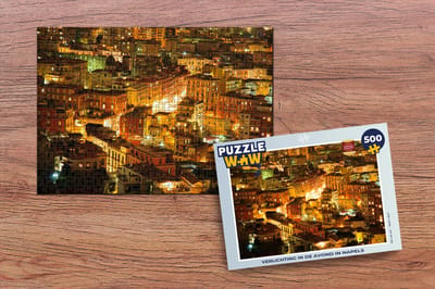 Puzzel Architectuur - Licht - Nacht - Italië - Legpuzzel - Puzzel 500 stukjes