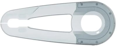 AXA Kettingscherm 20 inch - Polycarbonaat - Dark Smoke - Voor stadsfietsen - Geschikt voor 38-tands tandwielen