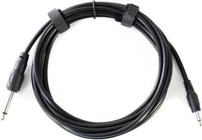 MUSIC STORE Patch-Adapterkabel 6,3/3,5 mm 3m Klinke / mono - Patchkabel