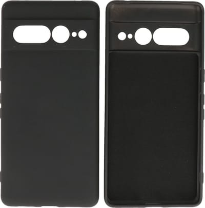 Hoesje Geschikt voor de Google Pixel 7 Pro - Fashion Backcover Hoesje - Colorful Telefoonhoesje - Zwart