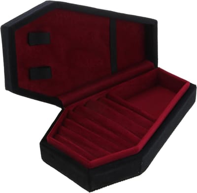 Coffin Sieradenkistje - Sieraden Opberger Ringhouder - Sieraden Organiseren - Halloween Thema Ontwerp - Niet Gespecificeerd - Zwart