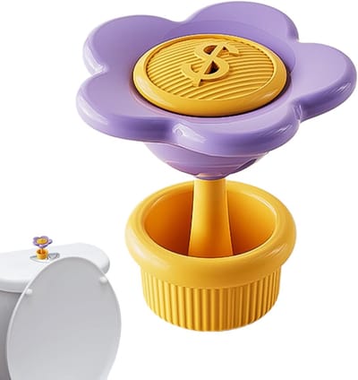 Toilet drukknop - Knoppers - kastknoppen - wc drukknop - 1stuk - toiletdrukknop - toilet tank knop - toilettank-knop - oilet tank knop hulp voor wasruimte - Toiletspoelknoppen - zelfklevende kastknoppen - kastgrepen - handgrepen -lade grepen -Paars