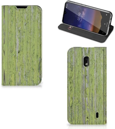 Nokia 2.2 Book Wallet Case Green Wood