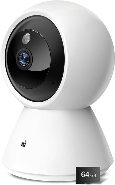 ApexArte® Hondencamera - Huisdiercamera - Babyfoon met Camera en App - Baby Monitor - Full HD - Wit