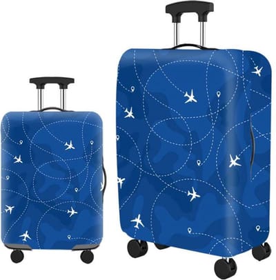 SUNMOOL Kofferhoes - Kofferhoes - Koffer Beschermhoes - Blauw - Maat: S (22-21inch)