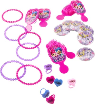 AMSCAN - Set van 24 Shimmer + Shine speeltjes - Decoratie > Feest spelletjes