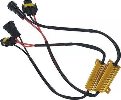 TLVX H8 LED weerstanden 50 Watt 6 0hm (set, 2 stuks) – Auto Koplamp Weerstand 50W 6RJ - CANBUS - LED Xenon belasting weerstand - Canbus Error Canceller – Decoder - Dimlicht – Grootlicht – Mistlicht - 12V - Voorkom foutmelding LED lampen