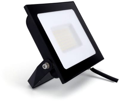 Integral LED Bouwlamp 50W 4000K Koel Wit 5000lm Zwart IP65 | Geen fitting | 50 watt | 25.000 Branduren