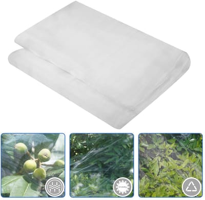 carmdering - Insectengaas - Moestuingaas - Plantenbeschermingsnet - 2,5x7m, fijnmazig, polyethyleen, scheurvast, UV-bestendig - Voor groenten & kruiden - Beschermt tegen insecten