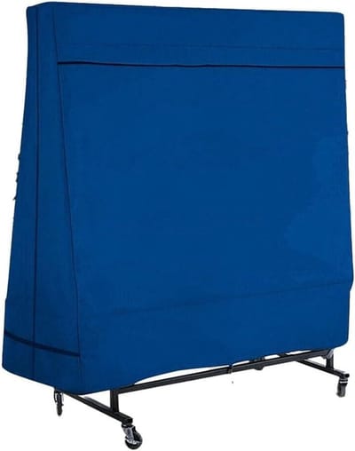 Tafeltennistafelhoes - Outdoor beschermhoes - Tafel beschermen - Dubbele rits - 160x160x85cm - Donkerblauw