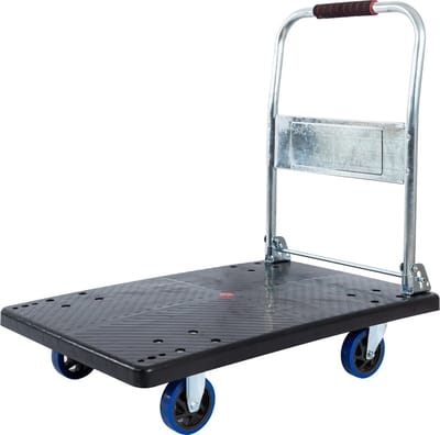FOXSPORT Plateauwagen - Transportwagen - opvouwbaar - Platform 60 x 90 CM - 200 kg draagvermogen