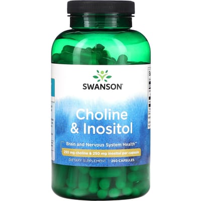 Choline & Inositol, 250Mg, 250 Capsules