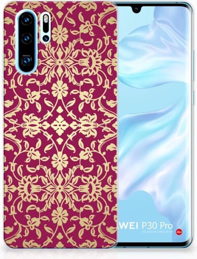 Siliconen Hoesje Huawei P30 Pro Barok Pink