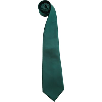 Premier Heren Kleuren Mode Stropdas (Fles groen)