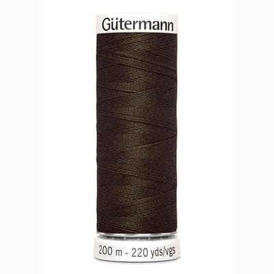 Gütermann Alles Naaigaren, Bruin  Nr. 021, 200 meter, Per stuk.